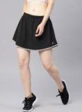 Hrx By Hrithik Roshan Black Solid Skorts Women