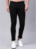 Hrx By Hrithik Roshan Black Solid Slim Fit Formal Trouser Men