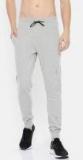 Hrx By Hrithik Roshan Grey Melange Solid Slim Fit Athleisure Joggers Men