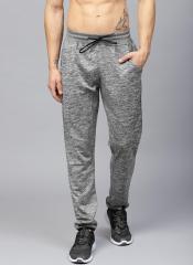 Hrx By Hrithik Roshan Grey Melange Solid Track Pants men