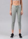 Hrx By Hrithik Roshan Grey Solid Regular Fit Capris Women