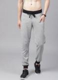 Hrx By Hrithik Roshan Grey Solid Regular Fit Joggers Men