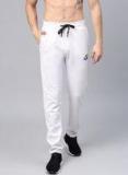 HRX By Hrithik Roshan Men White Solid Track Pants