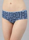 Hrx By Hrithik Roshan Navy Blue Abstract Basic Brief Women