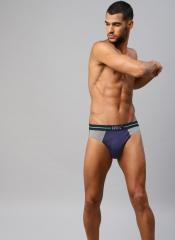 Hrx By Hrithik Roshan Navy Blue Colourblocked Basic Brief men