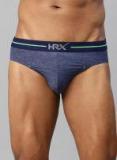 Hrx By Hrithik Roshan Navy Blue Self Design Basic Brief Men