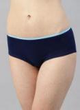 Hrx By Hrithik Roshan Navy Blue Solid Hipster Brief Women