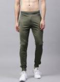 Hrx By Hrithik Roshan Olive Green Solid Joggers Men