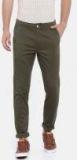 Hrx By Hrithik Roshan Olive Solid Chinos Men