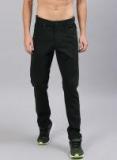 Hrx By Hrithik Roshan Olive Solid Slim Fit Chinos men