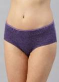 Hrx By Hrithik Roshan Purple Geometric Hipster Brief Women