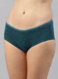 Hrx By Hrithik Roshan Teal Geometric Basic Brief Women