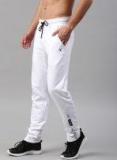 Hrx By Hrithik Roshan White Solid Track Pants Men