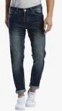 Hubberholme Blue Washed Slim Fit Jeans Men