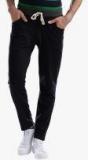 Hubberholme Navy Blue Solid Track Pants men