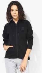 Hummel Classic Bee Wo Neo Zip Black Solid Hoodie women