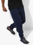 Hummel Navy Blue Solid Track Pants men