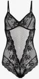 Hunkemoller Black Solid Babydoll Women