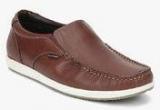 Hush Puppies Brad Slip On Brown Lifestyle Shoes Men