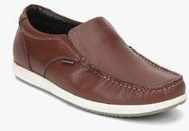 Hush Puppies Brad Slip On Brown Lifestyle Shoes men