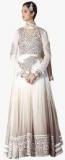 Hypnotex Off White Embroidered Dress Material women