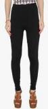 Imagica Black Solid Legging Women