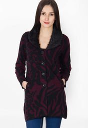 Imagination Purple Winter Jackets Women