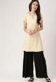 IMARA Beige Self Design Tunic