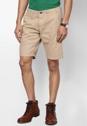 Incult Beige Color Shorts Men