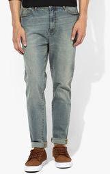 Incult Blue Mid Rise Narrow Fit Jeans men