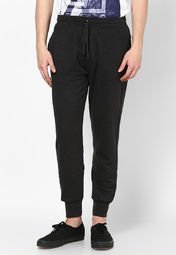 Incult Dark Grey Jogger Pant With Elasticated Hem Men