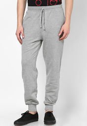 Incult Grey Marl Jogger Pant With Elasticated Hem Men