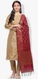 Inddus Beige Woven Dress Material Women