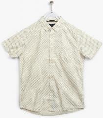 Indian Terrain Beige Regular Fit Casual Shirt boys