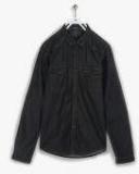 Indian Terrain Black Regular Fit Denim Shirt Boys