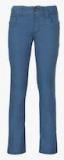 Indian Terrain Blue Solid Regular Fit Trouser Boys