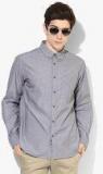 Indian Terrain Grey Printed Regular Fit Casual Shirt Men