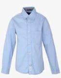 Indian Terrain Light Blue Casual Shirt boys