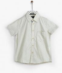 Indian Terrain Off White Casual Shirt boys