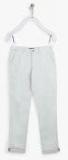 Indian Terrain Off White Regular Fit Trouser Boys