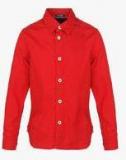 Indian Terrain Red Casual Shirt Boys