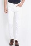 Indian Terrain White Low Rise Slim Fit Jeans Men