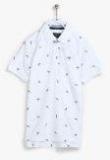 Indian Terrain White Polo T shirt boys