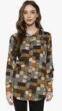 Indian Virasat Multicoloured Checked Tunic Women