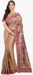 Indian Women Beige Embellished Saree women