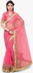 Indian Women By Bahubali Pink Embellished Saree women