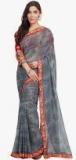 Indian Women Grey Embellished Saree Women