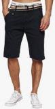 Indicode Black Solid Shorts Men