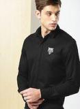 Invictus Black Slim Fit Solid Casual Shirt Men