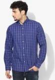 Invictus Blue Checked Casual Shirt Men